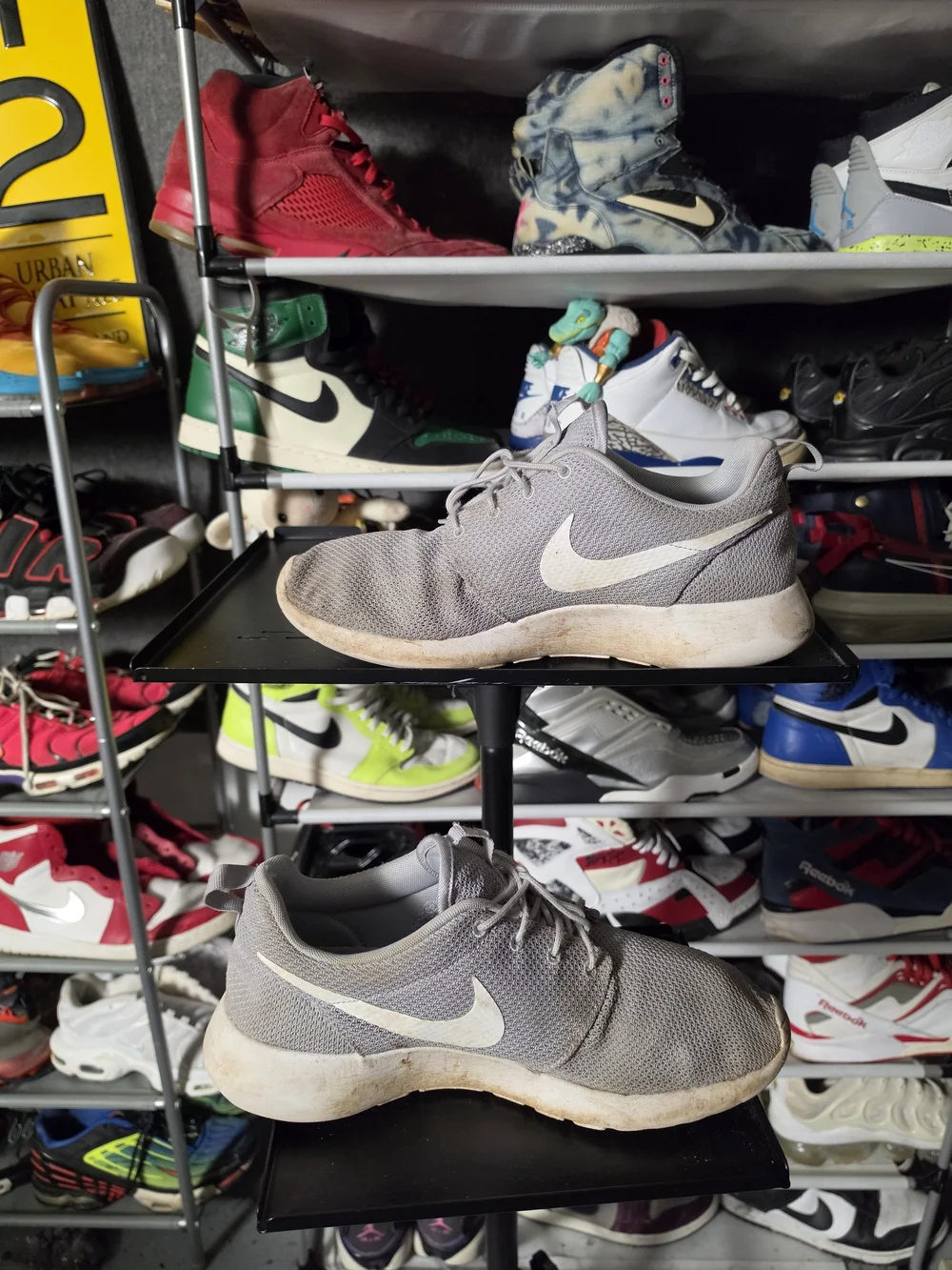 🔥 Nike Roshe One Men's Size 11.5 Wolf Gray Mesh Lightweight Running Shoes